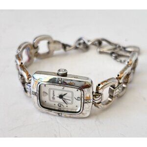 Vintage Brighton “Brittany” Silvertone Ladies Watch Includes New Battery